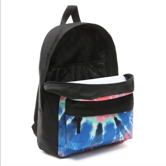 1 Left NWT Vans Tie Dye Realm Backpack - Picture 3 of 8